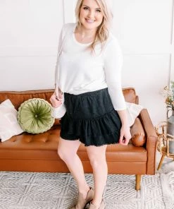 No Ship Drop Ship Apparel Singed Around The Edges Skort