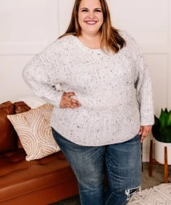 No Ship Drop Ship Apparel In Good Company Speckled Sweater