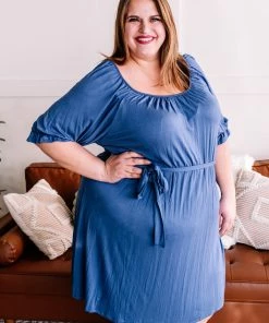 No Ship Drop Ship Bluewater Blues Dress (GHG-S)