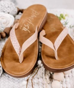 No Ship Drop Ship Taupe Mesa Blowfish Flip Flops