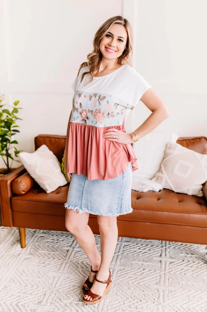 No Ship Drop Ship Blue Jean Baby, LA Lady Risen Denim Skirt (GHG-S) 5 No Ship Drop Ship Blue Jean Baby, LA Lady Risen Denim Skirt (GHG-S)