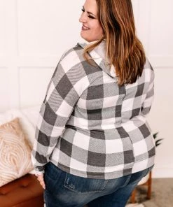 No Ship Drop Ship Weather The Storm Hooded Top In Charcoal + Ivory 12 No Ship Drop Ship Weather The Storm Hooded Top In Charcoal + Ivory