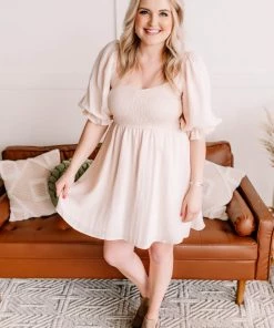 No Ship Drop Ship Don't Worry Baby Smocked Baby Doll Dress (GHG-S) GHG- Shop Singles