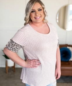 No Ship Drop Ship Apparel Let's Get Wild Animal Print Top