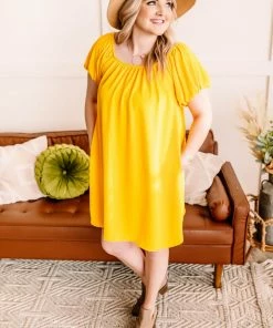 No Ship Drop Ship Silence Is Golden Balloon Sleeve Dress Apparel