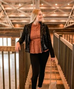 No Ship Drop Ship Here For The Party Sequined Jacket