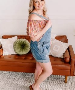 No Ship Drop Ship Only Good Vibes Short Overalls