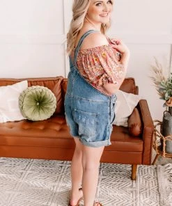 No Ship Drop Ship Only Good Vibes Short Overalls (GHG-S)