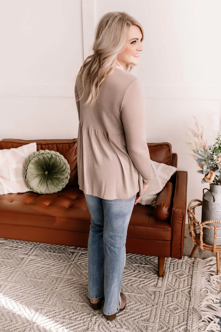 No Ship Drop Ship Soft Edges Crochet Knit Trim Top In Sand Apparel 8 No Ship Drop Ship Soft Edges Crochet Knit Trim Top In Sand Apparel