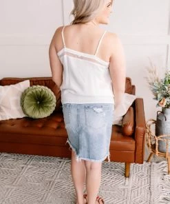 No Ship Drop Ship Blue Jean Baby, LA Lady Risen Denim Skirt (GHG-S) 20 No Ship Drop Ship Blue Jean Baby, LA Lady Risen Denim Skirt (GHG-S)