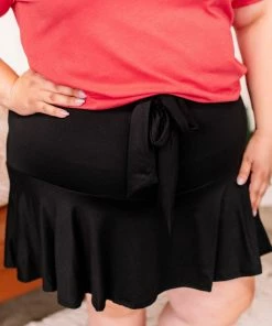 No Ship Drop Ship GHG- Shop Singles Hips Don't Lie Black Skort (GHG-S) 21 No Ship Drop Ship GHG- Shop Singles Hips Don't Lie Black Skort (GHG-S)