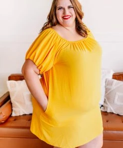 No Ship Drop Ship Silence Is Golden Balloon Sleeve Dress Apparel