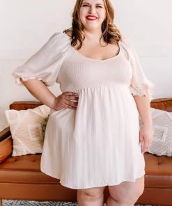 No Ship Drop Ship Don't Worry Baby Smocked Baby Doll Dress