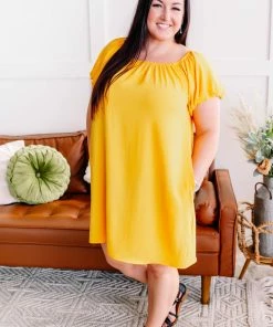 No Ship Drop Ship Silence Is Golden Balloon Sleeve Dress Apparel