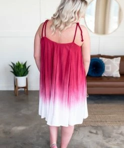 No Ship Drop Ship Watch Us Flounce Dress In Ombre Apparel