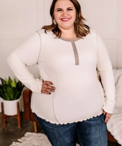 No Ship Drop Ship Details Make The Difference Thermal Henley In Natural