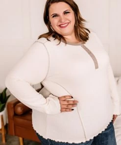 No Ship Drop Ship Details Make The Difference Thermal Henley In Natural