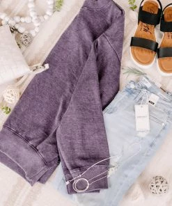 No Ship Drop Ship GHG- Shop Singles Drop The Subject Sweatshirt In Plum (GHG-S)