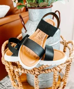 No Ship Drop Ship Blowfish Black Cosmic Dyecut Sandals