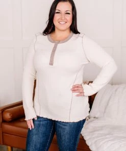 No Ship Drop Ship Details Make The Difference Thermal Henley In Natural