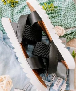 No Ship Drop Ship Blowfish Black Cosmic Dyecut Sandals