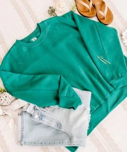 No Ship Drop Ship GHG- Shop Singles Get Fleeced Sweatshirt In Emerald Green (GHG-S) 20 No Ship Drop Ship GHG- Shop Singles Get Fleeced Sweatshirt In Emerald Green (GHG-S)