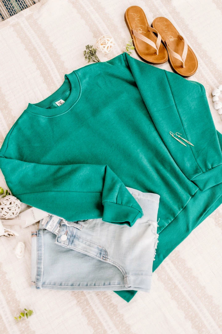 No Ship Drop Ship GHG- Shop Singles Get Fleeced Sweatshirt In Emerald Green (GHG-S) 10 No Ship Drop Ship GHG- Shop Singles Get Fleeced Sweatshirt In Emerald Green (GHG-S)