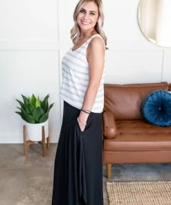 No Ship Drop Ship End Of The Line Striped Sleeveless Top Apparel 17 No Ship Drop Ship End Of The Line Striped Sleeveless Top Apparel