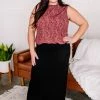 No Ship Drop Ship All Occasions Maxi Skirt In Midnight