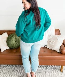 No Ship Drop Ship GHG- Shop Singles Get Fleeced Sweatshirt In Emerald Green (GHG-S) 18 No Ship Drop Ship GHG- Shop Singles Get Fleeced Sweatshirt In Emerald Green (GHG-S)