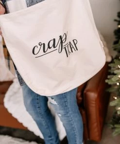 No Ship Drop Ship Crap Trap Canvas Tote