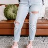 No Ship Drop Ship My Next Ex Boyfriend Distressed Judy Blue Jeans (GHG-7)