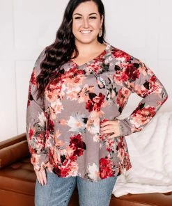 No Ship Drop Ship Should've Seen It In Color Floral Top Apparel