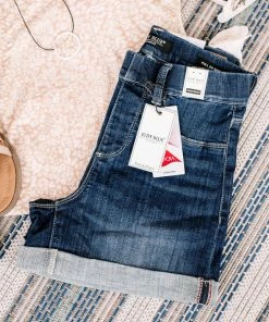 No Ship Drop Ship Apparel Pull A Fast One Judy Blue Jean Jegging Shorts