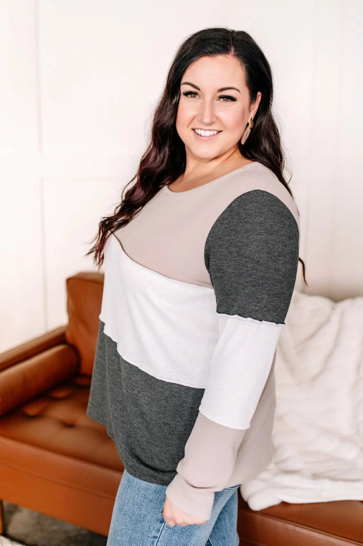 No Ship Drop Ship Peace And Love Thermal Color Block Top 5 No Ship Drop Ship Peace And Love Thermal Color Block Top