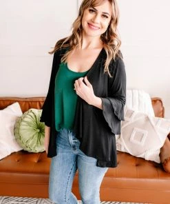 No Ship Drop Ship Apparel Bell, Book And Candle Crochet Cardigan