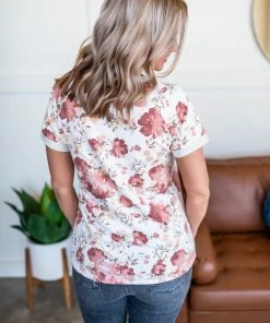 No Ship Drop Ship Coming Up Roses Top Apparel