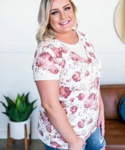 No Ship Drop Ship Coming Up Roses Top Apparel