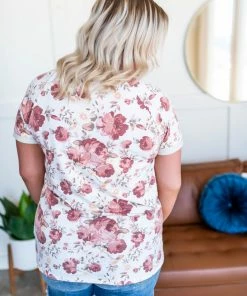 No Ship Drop Ship Coming Up Roses Top Apparel