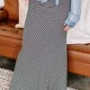 No Ship Drop Ship Stir Crazy Striped Maxi Skirt Apparel