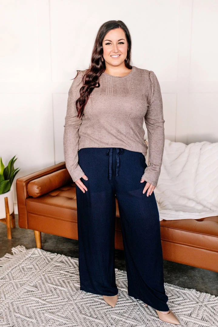 No Ship Drop Ship Quick On The Drawstring Dress Pants In Navy 4 No Ship Drop Ship Quick On The Drawstring Dress Pants In Navy