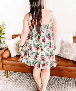 No Ship Drop Ship Fantasy Island Tropical Print Dress 13 No Ship Drop Ship Fantasy Island Tropical Print Dress