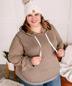 No Ship Drop Ship Inside Job Side Zip Hoodie In Taupe 7 No Ship Drop Ship Inside Job Side Zip Hoodie In Taupe