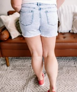 No Ship Drop Ship GHG- Shop Singles Courtesy Of My Red, White And Blue Judy Blue Shorts (GHG-S)