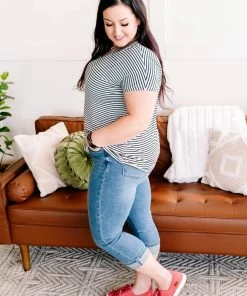 No Ship Drop Ship Apparel Pull The Shades Tee In Tranquility