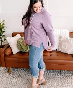 No Ship Drop Ship Hint Of Spring Lilac Hoodie Apparel