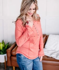 No Ship Drop Ship Apparel Falling Into Place Cashmere Top In Cabbage Rose