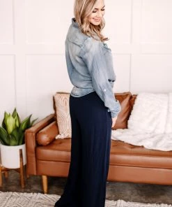 No Ship Drop Ship Quick On The Drawstring Dress Pants In Navy 15 No Ship Drop Ship Quick On The Drawstring Dress Pants In Navy
