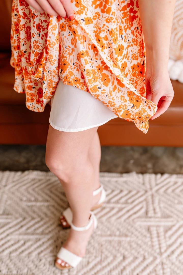 No Ship Drop Ship Apparel Dawn Of A New Day Orange Floral Dress 5 No Ship Drop Ship Apparel Dawn Of A New Day Orange Floral Dress