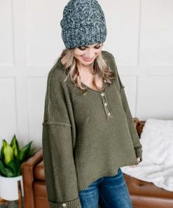 No Ship Drop Ship Winter Is Coming Sweater In Olive